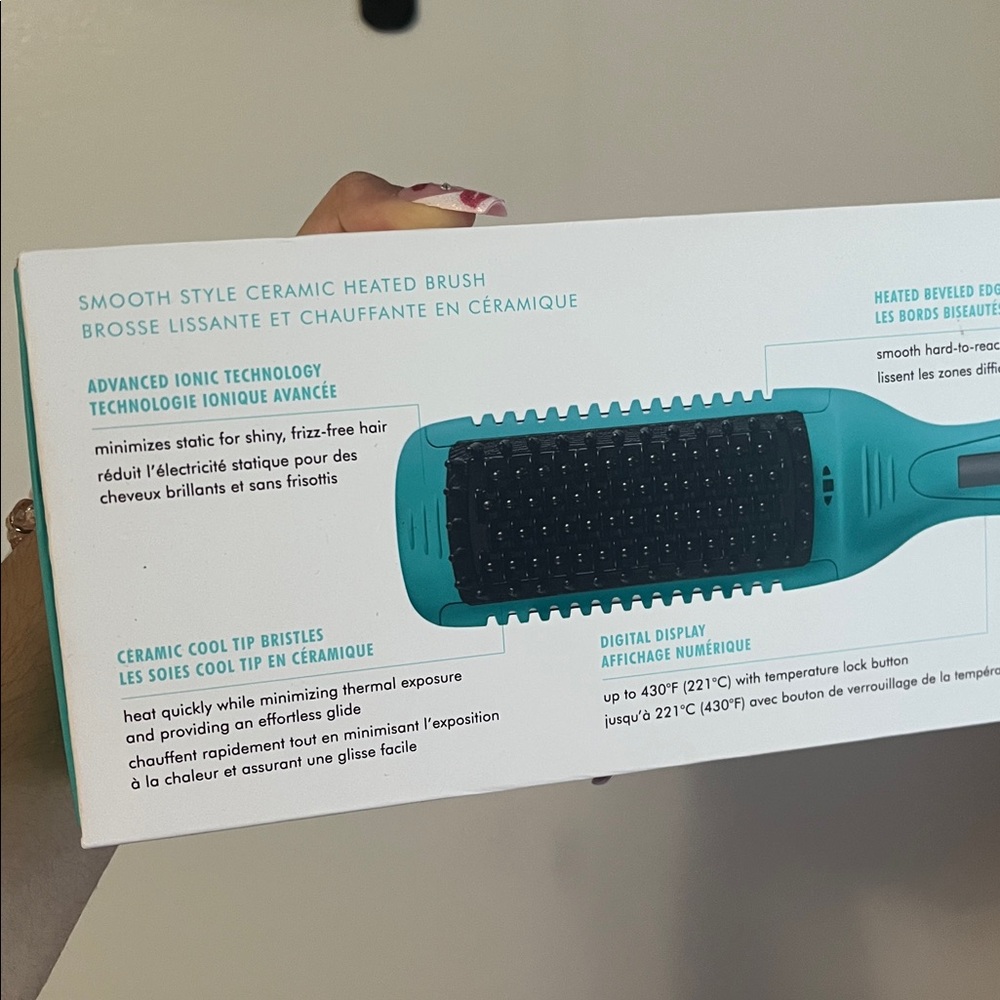 Moroccanoil Ceramic Heated Brush - Teal - Picture 2 of 4